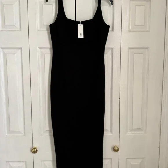 SPANXshape Ponte Midi Tank Dress Black Medium - Picture 4 of 4